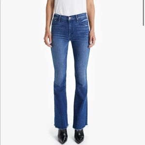 NWT MOTHER DEINEM/THE WEEKENDER FRAY